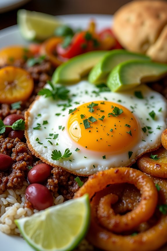 hearty colombian traditional dish