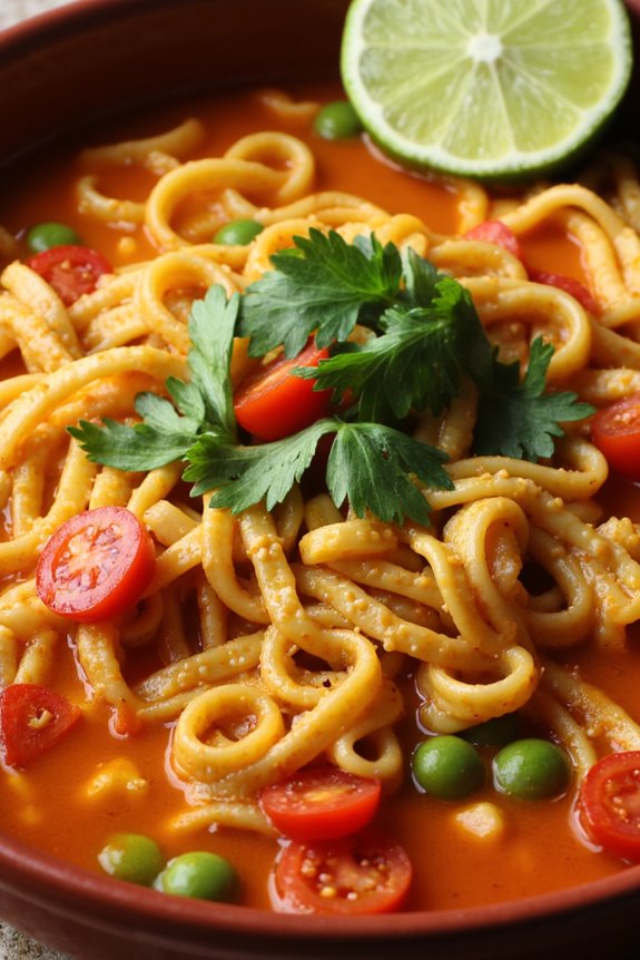 hearty dry noodle dish