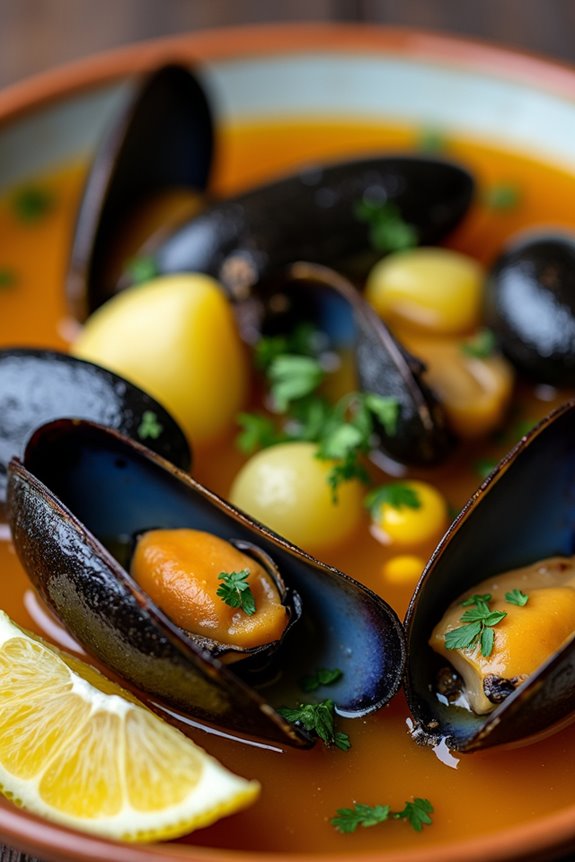 hearty mussel soup recipe