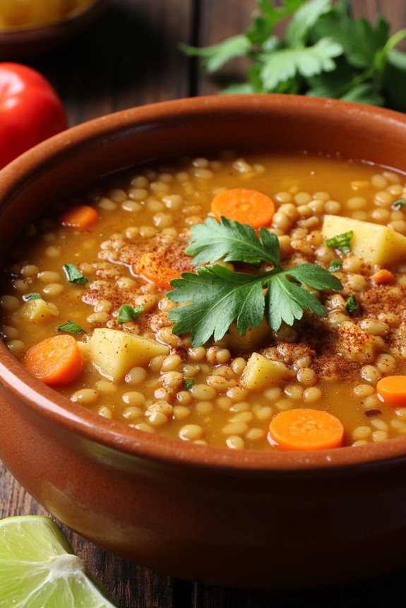 hearty nutritious customizable lentil soup