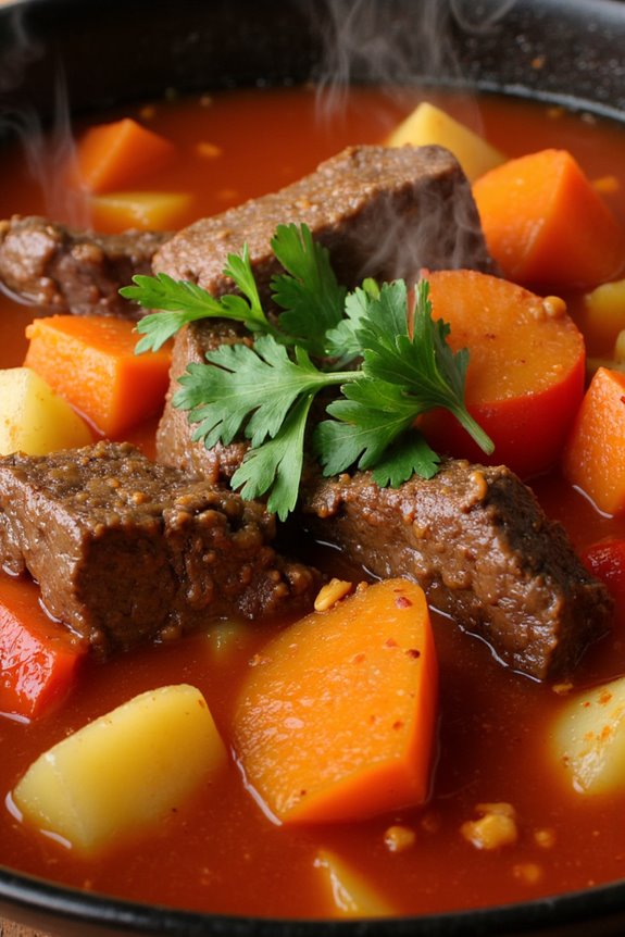 hearty peruvian beef stew