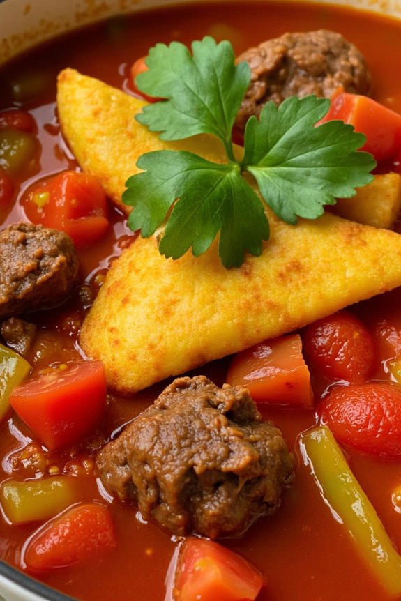 hearty peruvian beef stew