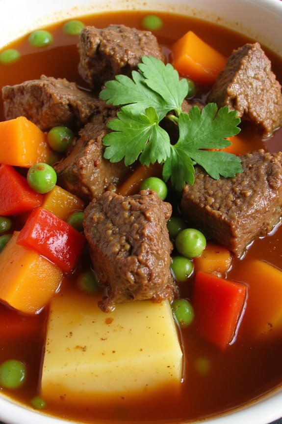 hearty peruvian beef stew