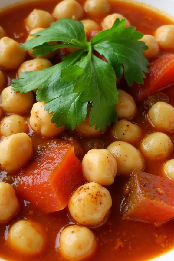 hearty peruvian chickpea stew