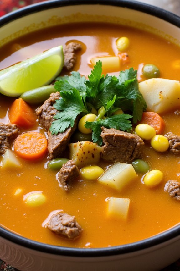 hearty peruvian comfort soup