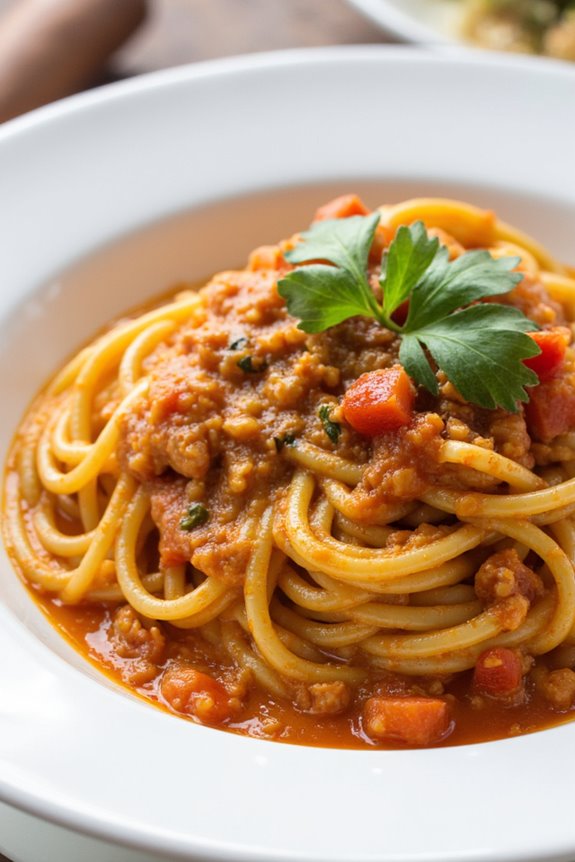 hearty peruvian dry pasta