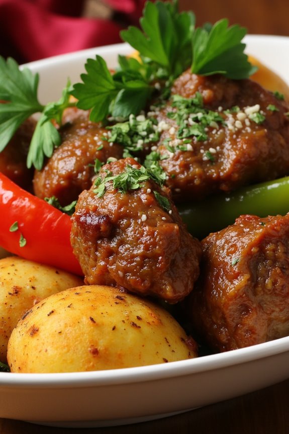 hearty peruvian lamb dish