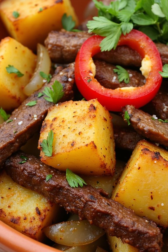 hearty peruvian potato dish