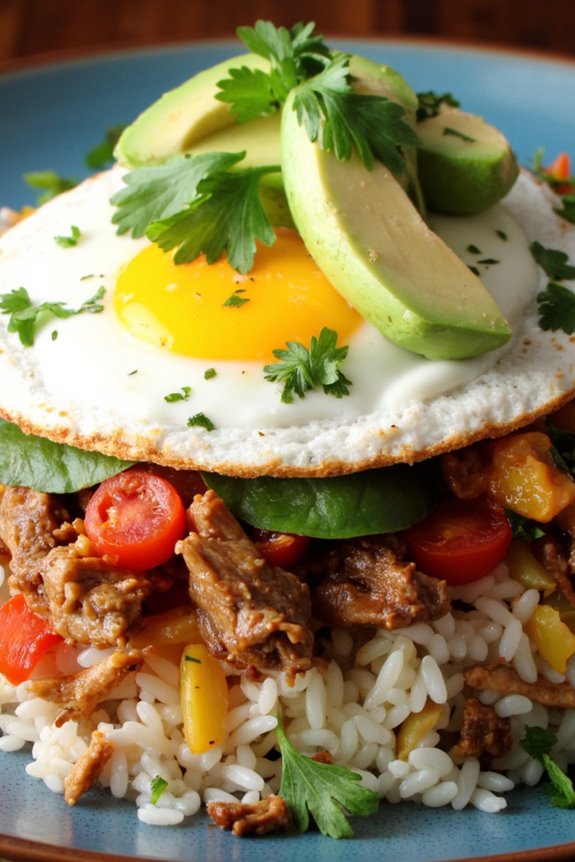 hearty peruvian rice dish