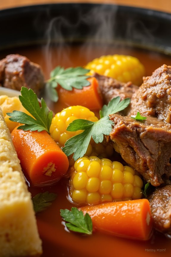 hearty peruvian yuca stew