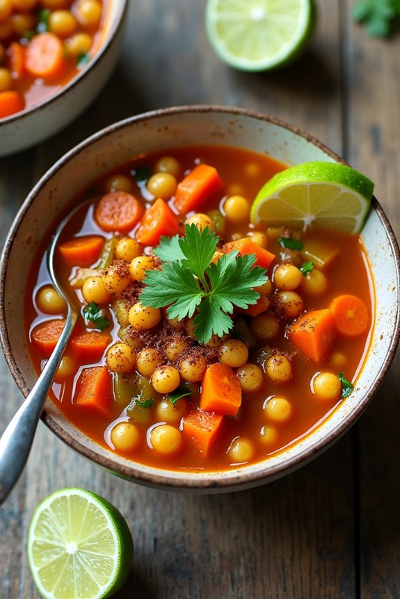 hearty spicy comforting soup