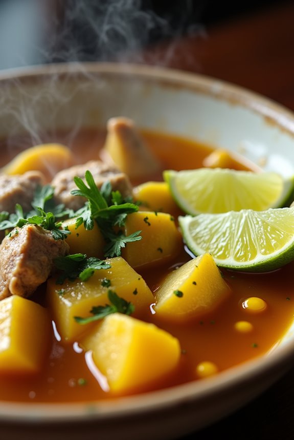 hearty traditional colombian soup