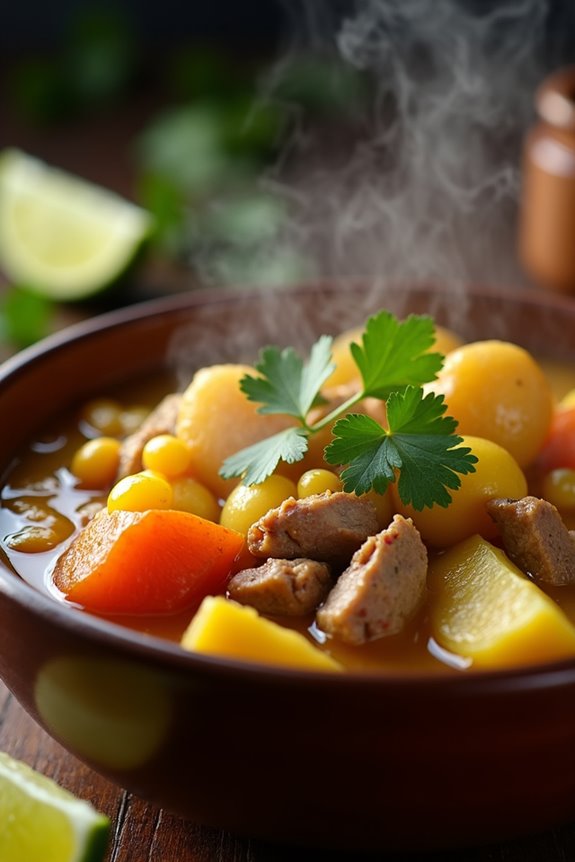 hearty traditional colombian stew