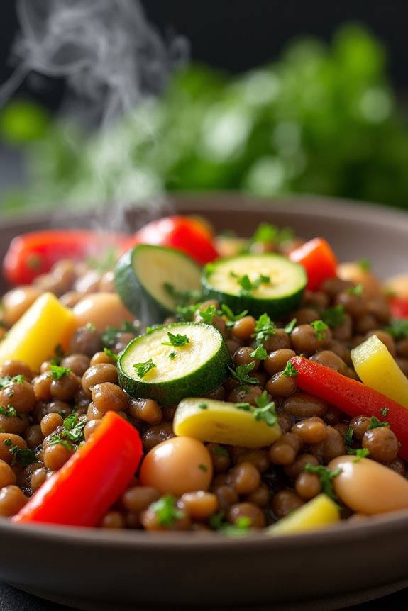 hearty vegetarian bean dish
