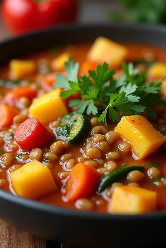 hearty vegetarian chilean stew
