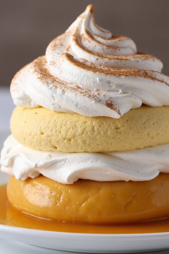 heavenly creamy meringue dessert