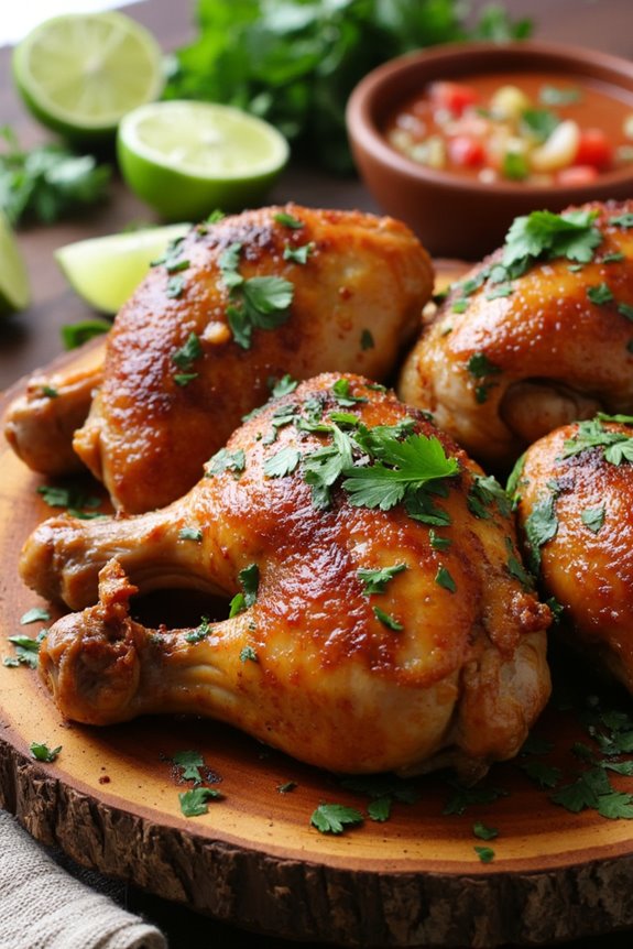 herb infused chicken legs recipe