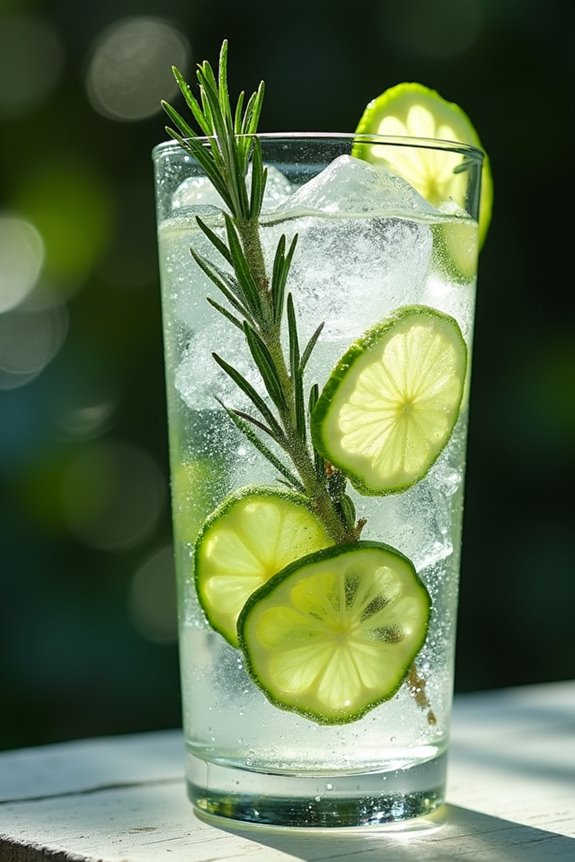 herb infused gin cocktail delight