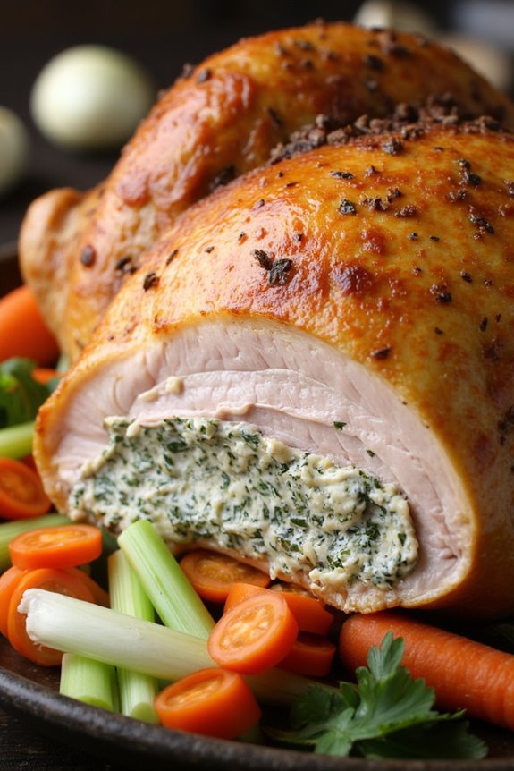 herb infused succulent turkey