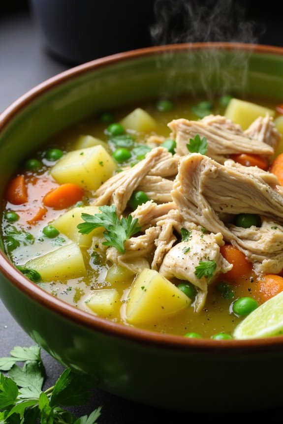herbal chicken soup delight