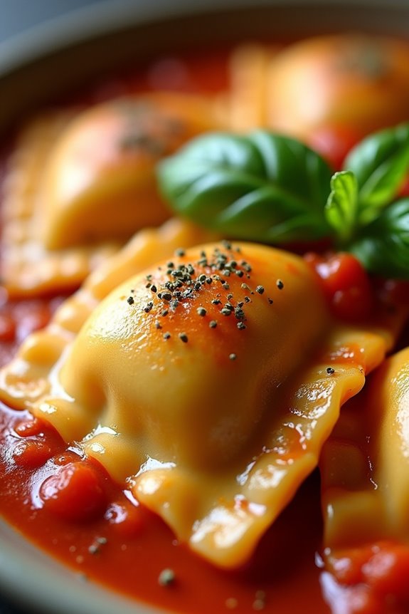 homemade beef ravioli delight