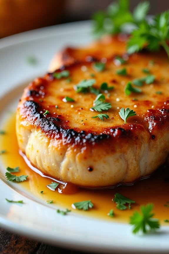 honey mustard pork chops