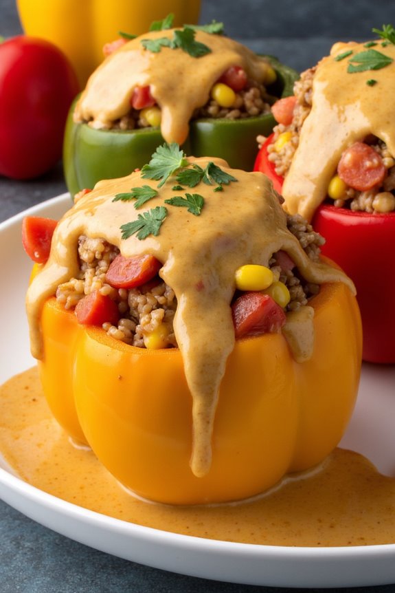 huanca na stuffed bell peppers