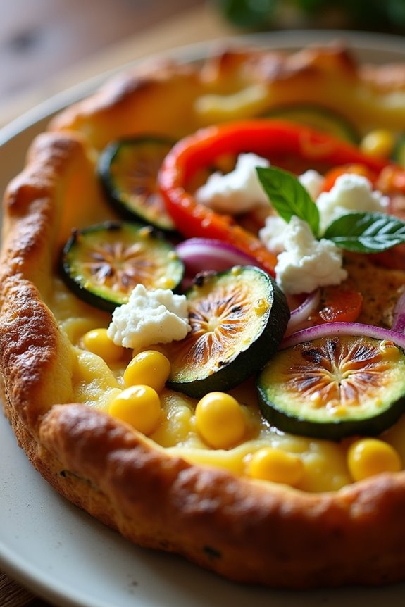 humitas with roasted vegetables