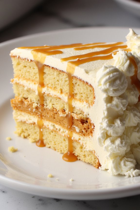 indulgent dulce de leche cake