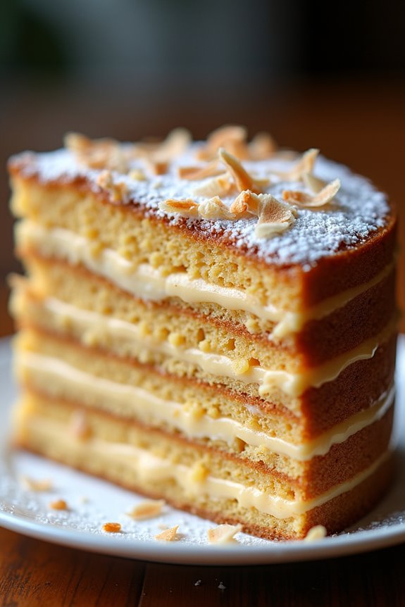 layered dulce de leche dessert