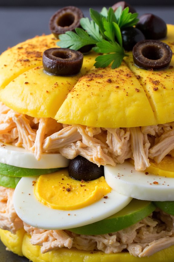 layered potato chicken delight