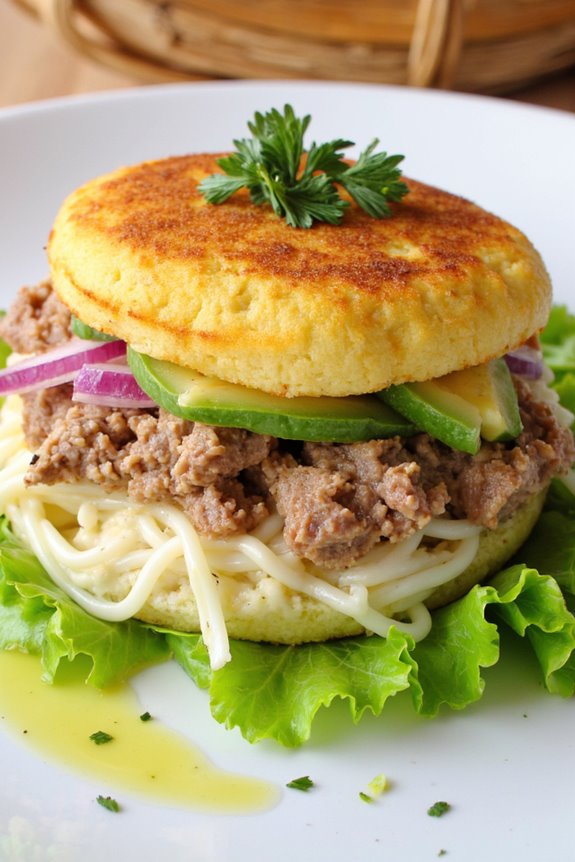 layered potato noodle dish