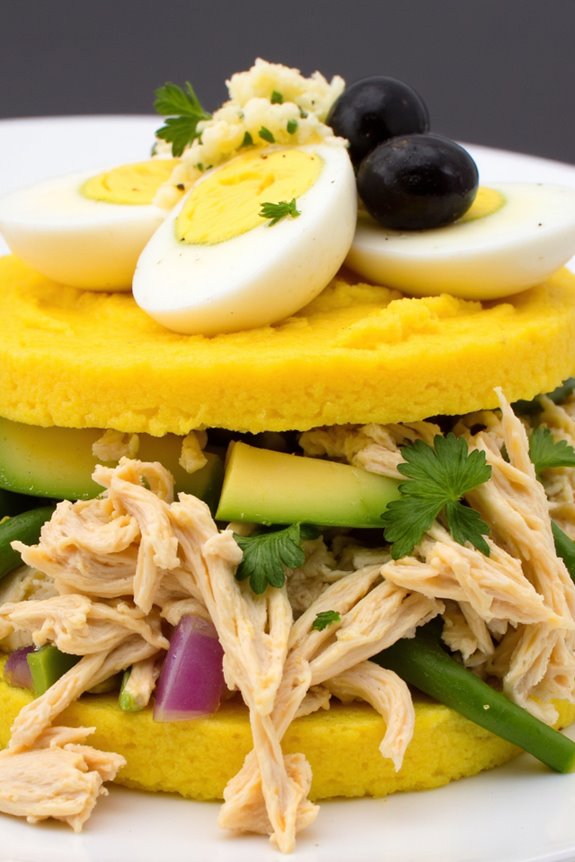 layered potato salad delight