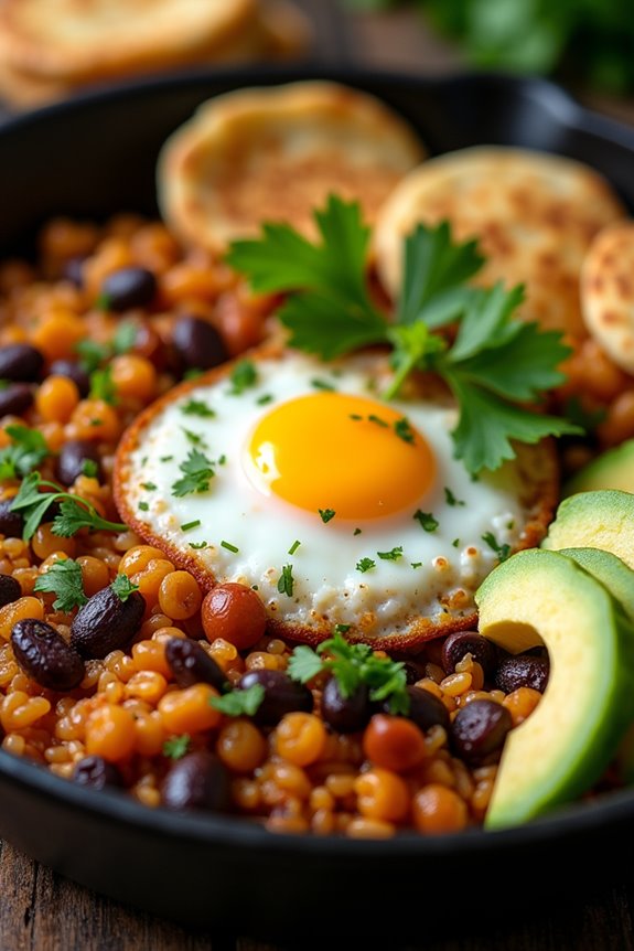 leftover rice and beans