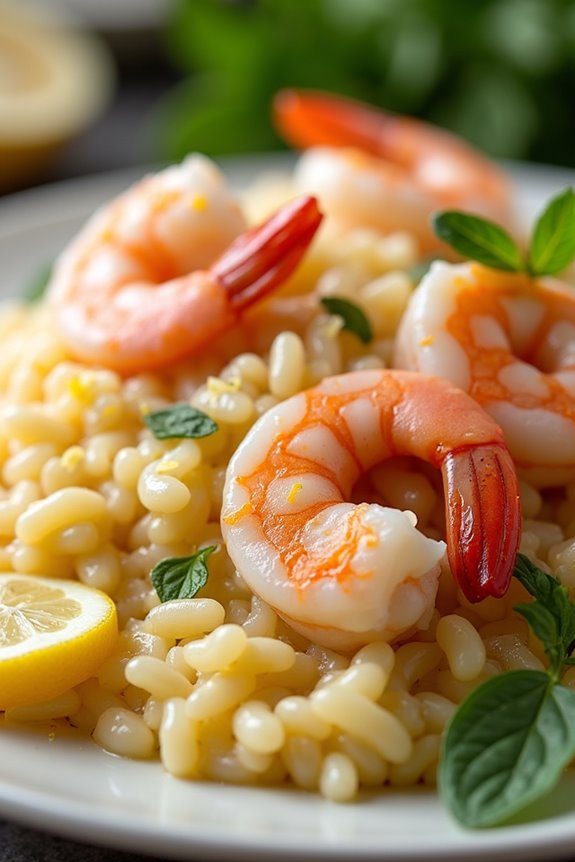 lemon herb shrimp risotto