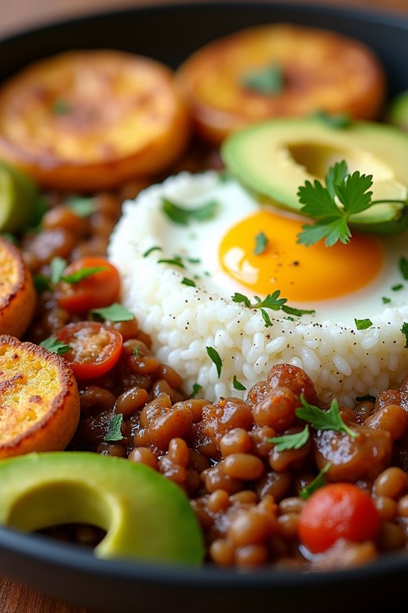 lentil based colombian comfort food