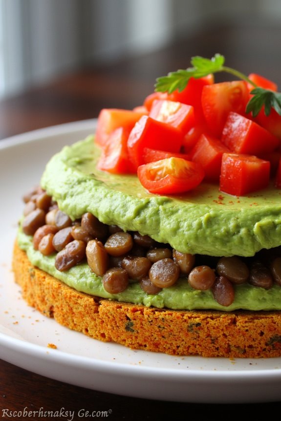 lentil based peruvian causa delight