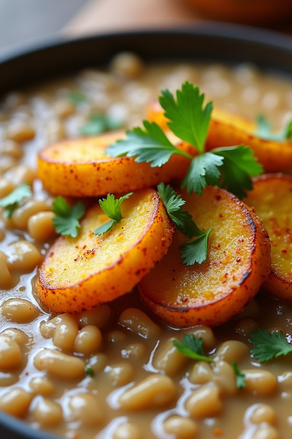 lentils coconut milk plantains