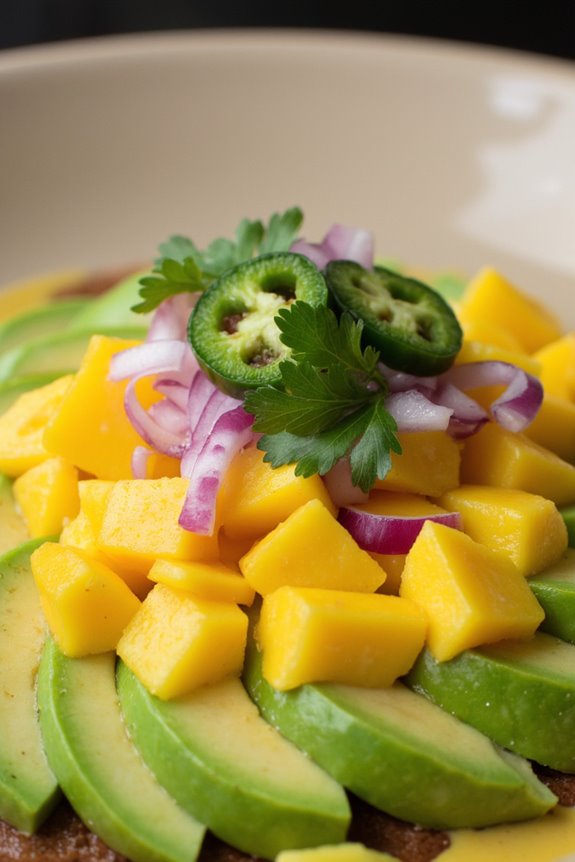 mango avocado citrus appetizer