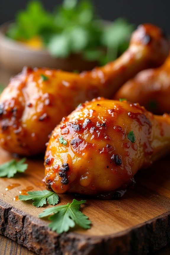mango glazed chicken drumsticks