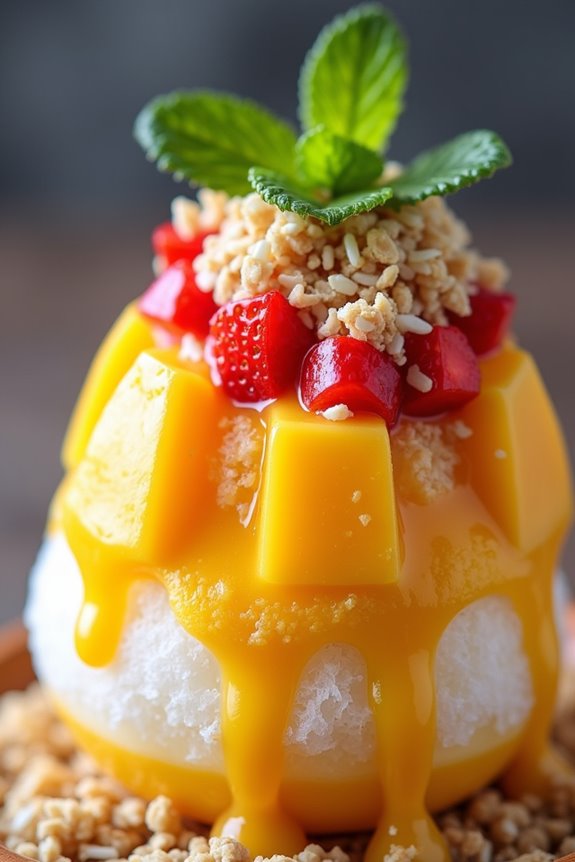 mango ice creamy delight