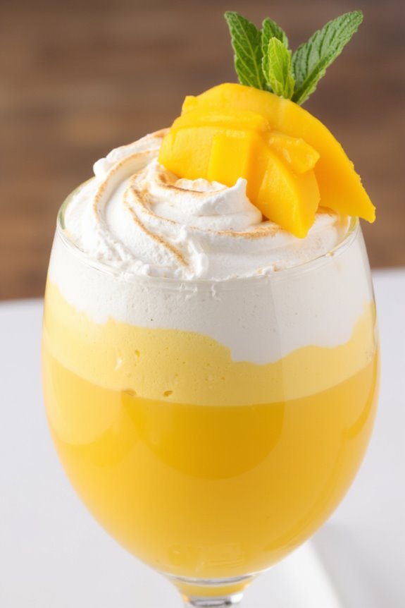 mango infused creamy dessert delight