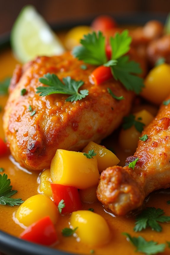 mango sauce chicken delight