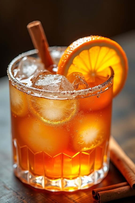maple citrus spice cocktail