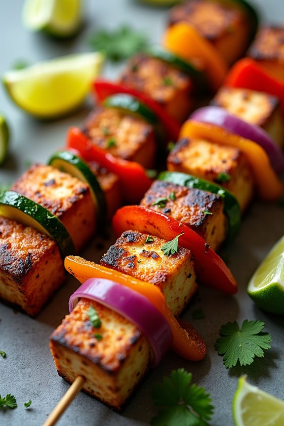 marinated tofu skewers recipe