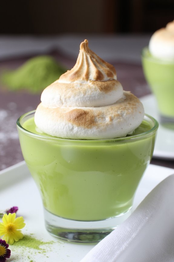 matcha infused peruvian dessert