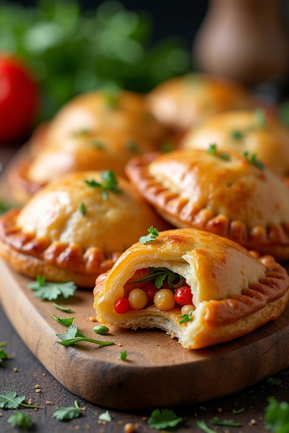 mediterranean chickpea savory pastry