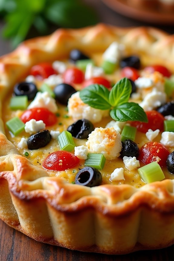 mediterranean crab pie delight