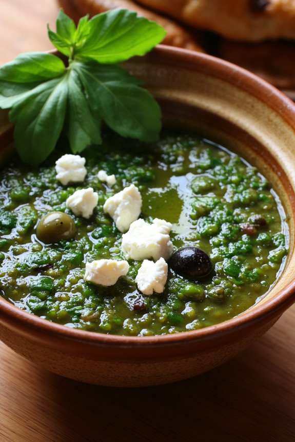 mediterranean twist on chimichurri