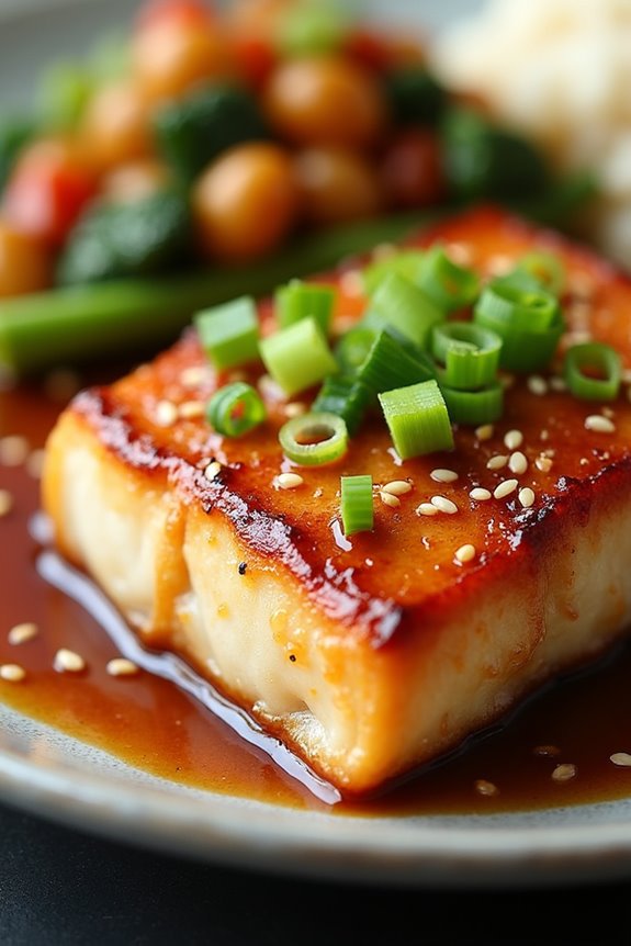 miso glazed sea bass perfection